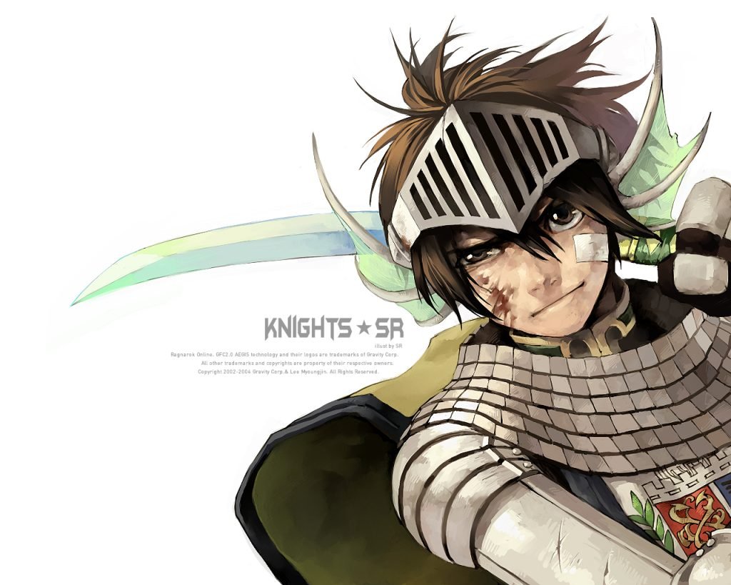 Imagem artística de um Knight usando uma Kataná